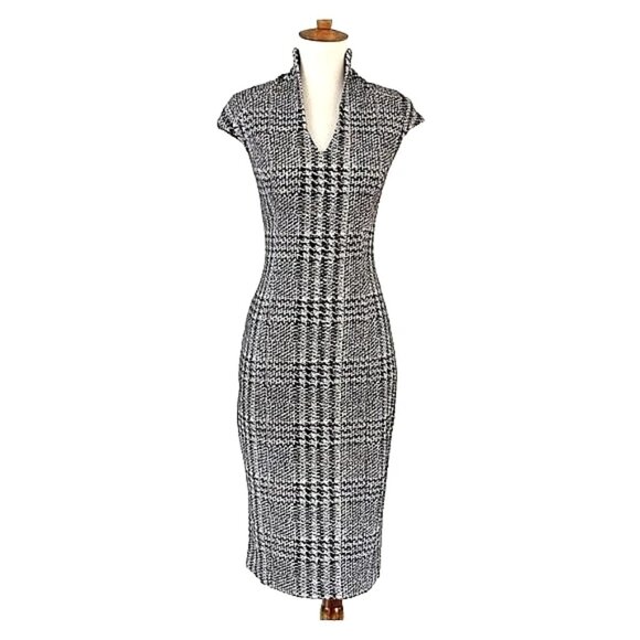Alexia Admor Black and White Midi Dress - Picture 2 of 6